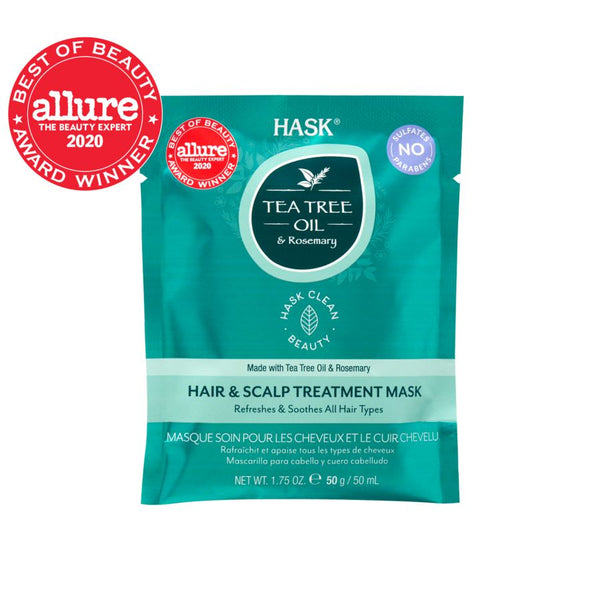 Hask Tea Tree Oil & Rosemary Hair & Scalp Treatment Mask 1.75 OZ