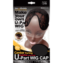 M&M Headgear Qfitt U-Part Wig Cap Center Parting  with Front Lace