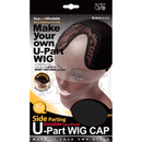M&M Headgear Qfitt U-Part Wig Cap Side Parting  with Front Lace