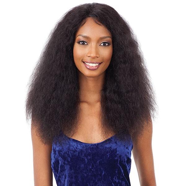 Shake N' Go Naked Brazilian Natural 100% Human Hair Lace Front Wig - Deep Curl