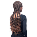Bobbi Boss Natural Style Synthetic Lace Frontal Wig - MLF629 Ghana Stitch Braid
