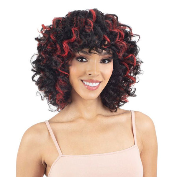 Shake-N-Go Natural Me Synthetic Full Wig - Loose Deep