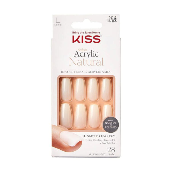 Kiss Salon Acrylic Natural Nails – KSAN05