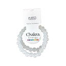 Magic Fashion Accessory Purple Collection Chakra Energy Bracelet - Translucent White