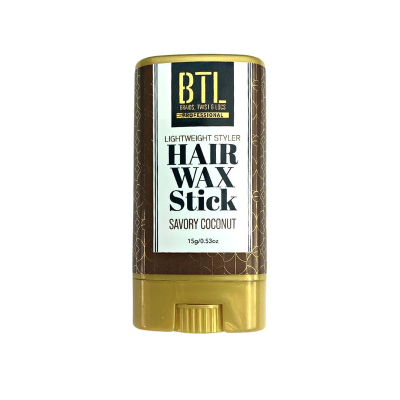 BTL Lightweight Styler Hair Wax Stick - Savory Coconut 0.53 OZ