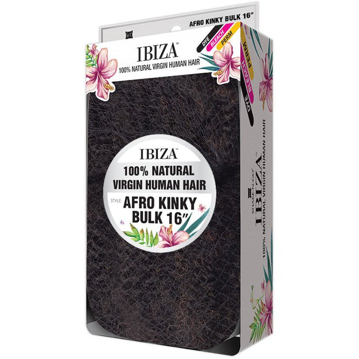 Shake-N-Go Ibiza 100% Natural Virgin Human Hair Bulk - Afro Kinky Bulk 16"