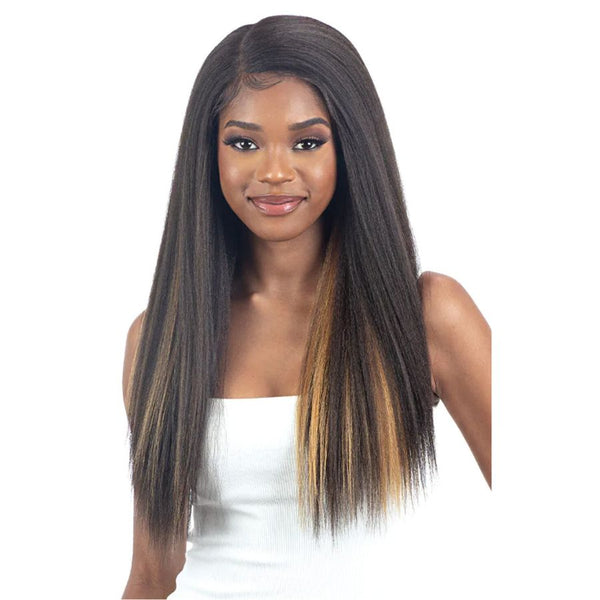 Shake-N-Go Snatched Synthetic HD Glueless Lace Front Wig - Blow Out