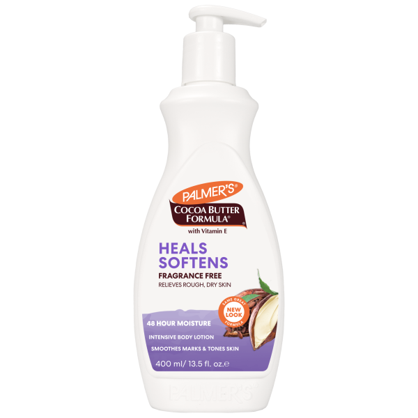 Palmer's Cocoa Butter Formula Heal Softens Fragrance Free Intensive Body Lotion 13.5 OZ
