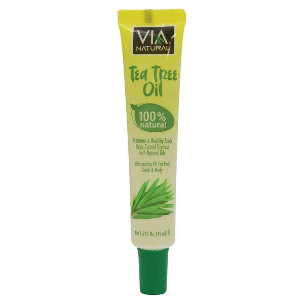 Via Natural 100% Natural Tea Tree Scalp & Skin Oil 1.5 OZ