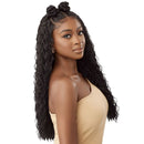 Outre 100% Human Hair Blend 5" x 5" Glueless Lace Closure Wig - HHB-Peruvian Water Wave 24"