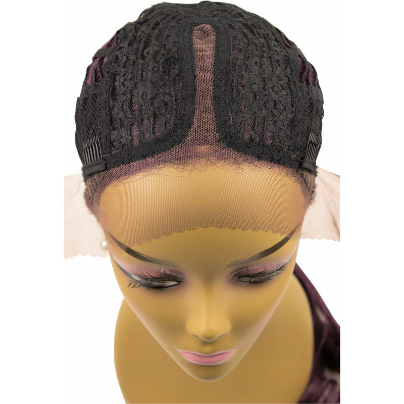 Motown Tress Synthetic Deep Part Swiss Lace Front Wig – LDP-Trudy