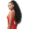 Bobbi Boss Up Synthetic Wrap Around Ponytail - Natural Jerry Curl 30" | Black Hairspray