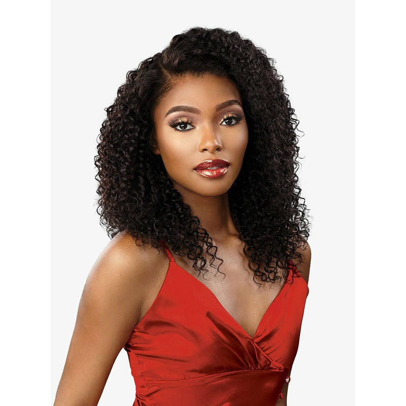 Sensationnel 15A Unprocessed 100% Virgin Human Hair 13" x 4" HD Lace Frontal Wig - Kinky Curly 16"