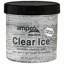 Ampro Pro Styl Protein Styling Gel Clear Ice 6 OZ | Black Hairspray