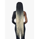 Sensationnel Cloud 9 Synthetic 4" x 4" 100% Hand Braided Swiss Lace Front Wig - Box Braid 50"