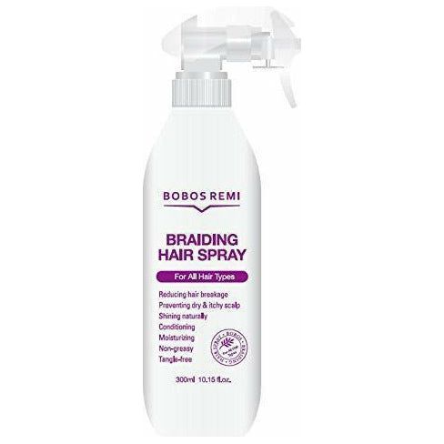 BOBOS Remi Braiding Hair Spray (300ML Large) | Black Hairspray