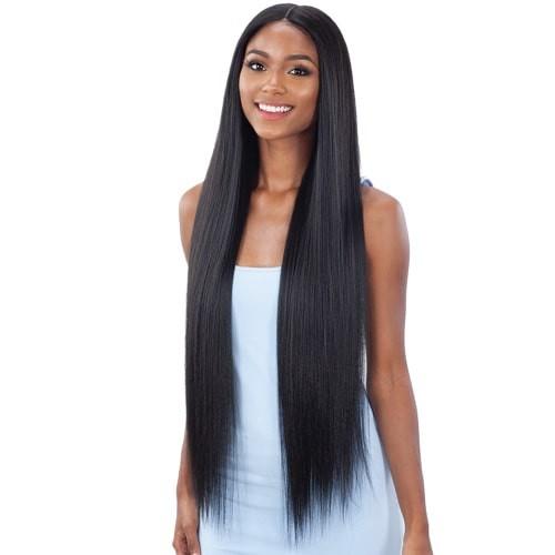 Shake-N-Go Organique Synthetic Lace Front Wig - Light Yaky Straight 36"