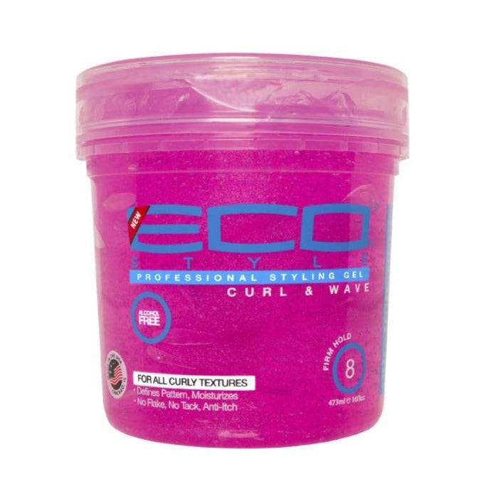 Eco Style Curl & Wave Professional Styling Gel 16 OZ