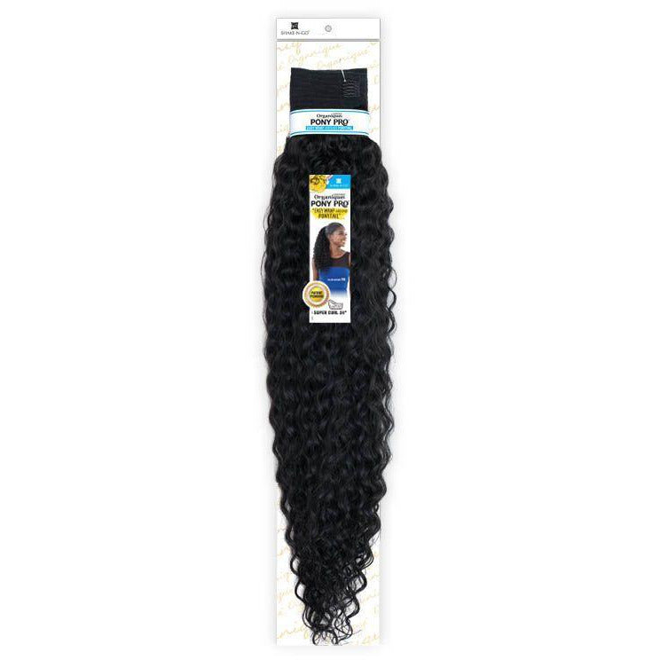Shake-N-Go Organique MasterMix Pony Pro Wrap-Around Synthetic Ponytail - Super Curl 24"