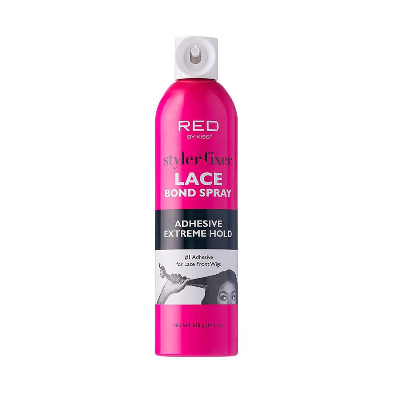 Red by Kiss Styler Fixer Lace Bond Spray Adhesive Extreme Hold 11.1 OZ - SS03