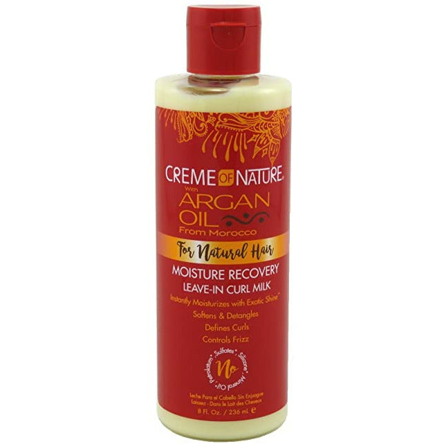 Creme Of Nature Argan Oil Buttermilk Leave-In Hair Milk 8 OZ