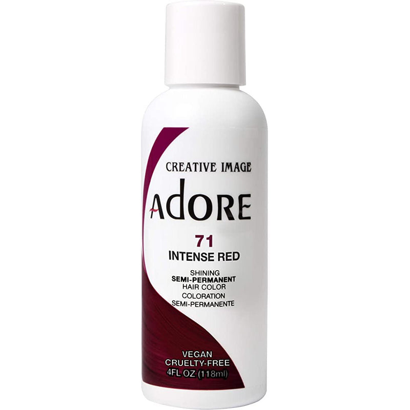 Creative Image Adore Shining Semi-Permanent Hair Color - 71 Intense Red 4 OZ