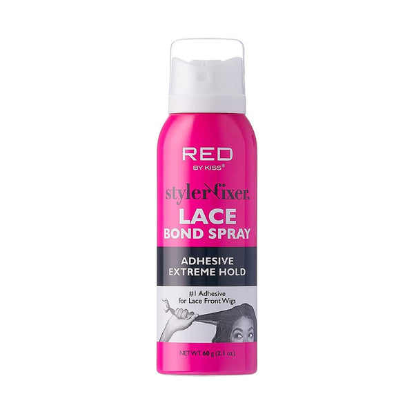 Red by Kiss Styler Fixer Lace Bond Spray Adhesive Extreme Hold 2.1 OZ - SS04