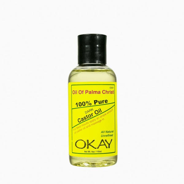 OKAY 100% Pure Palma Christi Castor Oil 4OZ