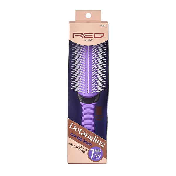 Red by Kiss Professional 7 Row Detangling Brush (Purp) #BSH31