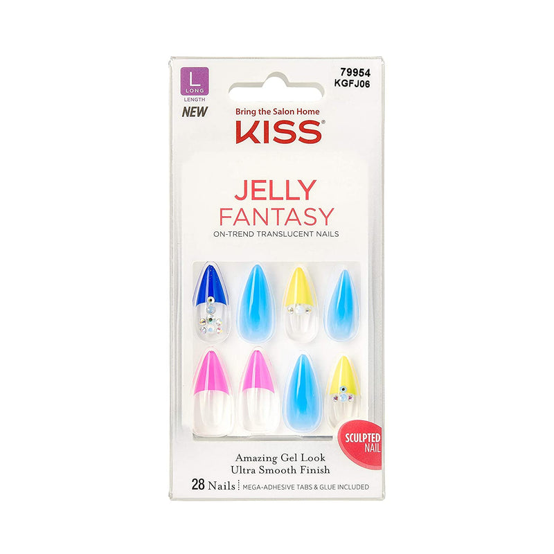 Kiss Jelly Fantasy Translucent Nails – KGFJ06