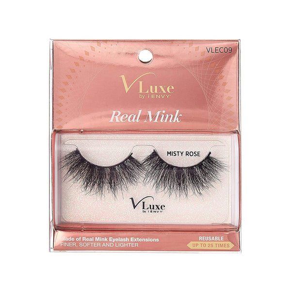 V-Luxe i-envy By Kiss Real Mink Eyelashes - VLEC09 Misty Rose