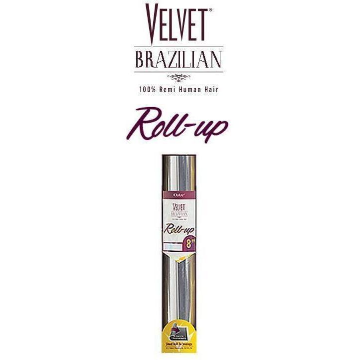 Outre Velvet Brazilian 100% Remi Human Hair Weave – Roll-Up 8"