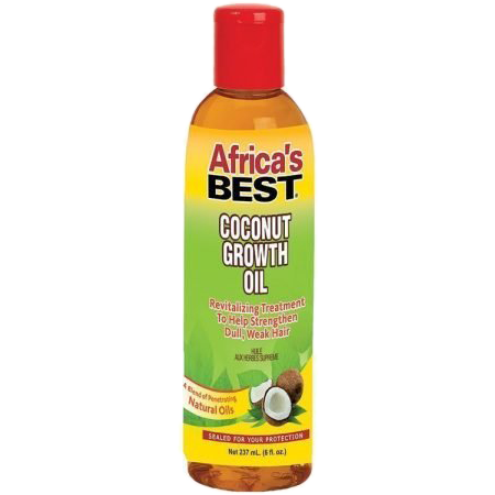 Africa's Best Coconut Growth Oil 4 oz | Black Hairspray
