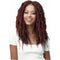 Bobbi Boss Synthetic Crochet Braids - Messy Faux Locs Curly Tip 24" | Black Hairspray