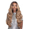Bobbi Boss Human Hair Blend 13" x 4" Hand-Tied Swiss Lace Front Wig – MBLF-190 Carmela | Black Hairspray