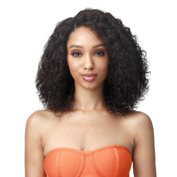Bobbi Boss 100% Unprocessed Bundle Human Hair Lace Wig - MHLF535 Joella | Black Hairspray