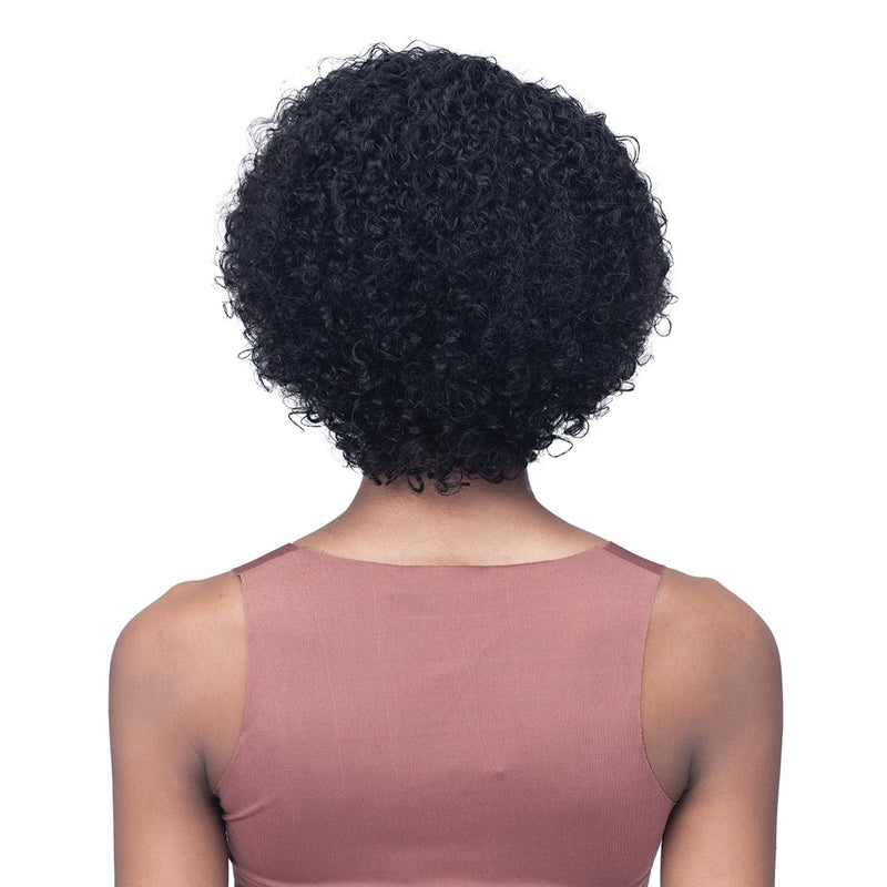 Bobbi Boss Wet N Wavy 100% Human Hair Wig - MH1305 Janea | Black Hairspray