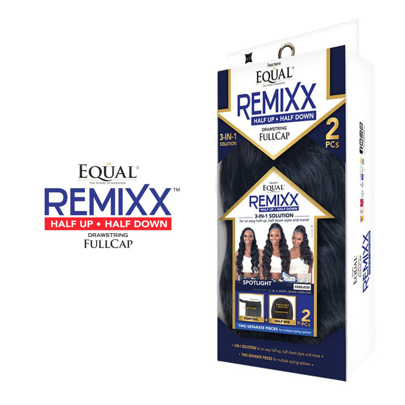 Freetress Equal Remixx Easy Drawstring FullCap Half Wig - Spotlight