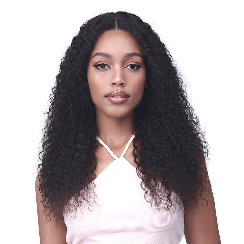 Bobbi Boss 100% Unprocessed Bundle Human Hair 360 HD Lace Wig - MHLF752 Korin | Black Hairspray