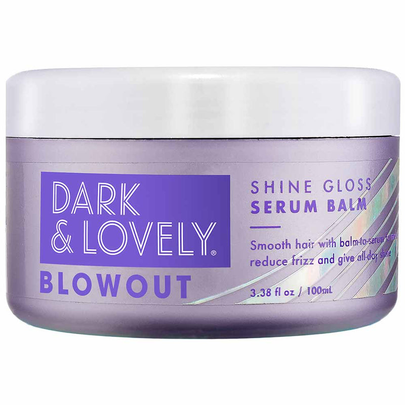 Dark and Lovely Blowout Shine Gloss Serum Balm 3.38 OZ
