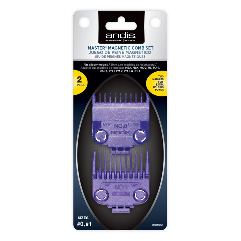 Andis Pro Master Magnetic Comb Set (1/16" - 1/8")