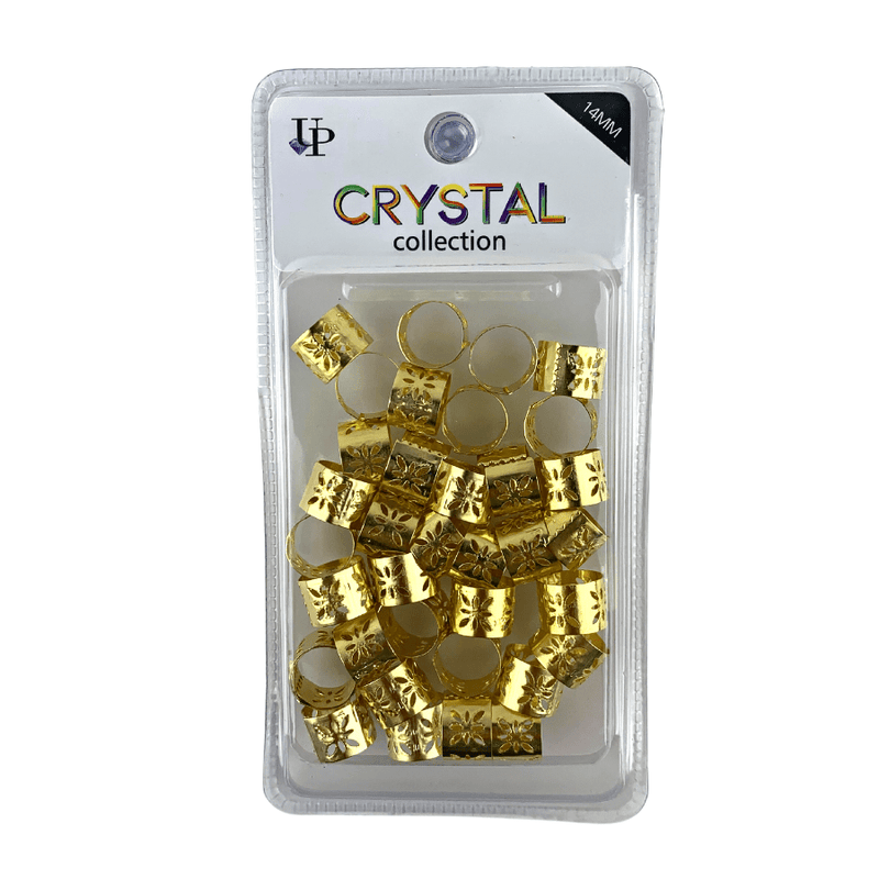 Crystal Collection Braid Tube Gold 14MM