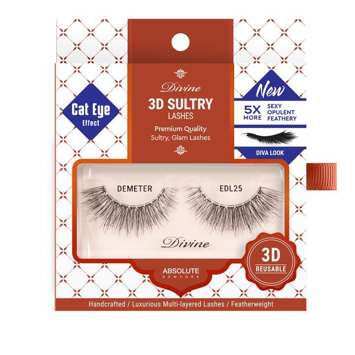 Absolute New York Divine 3D Sultry Lashes – EDL25 Demeter | Black Hairspray