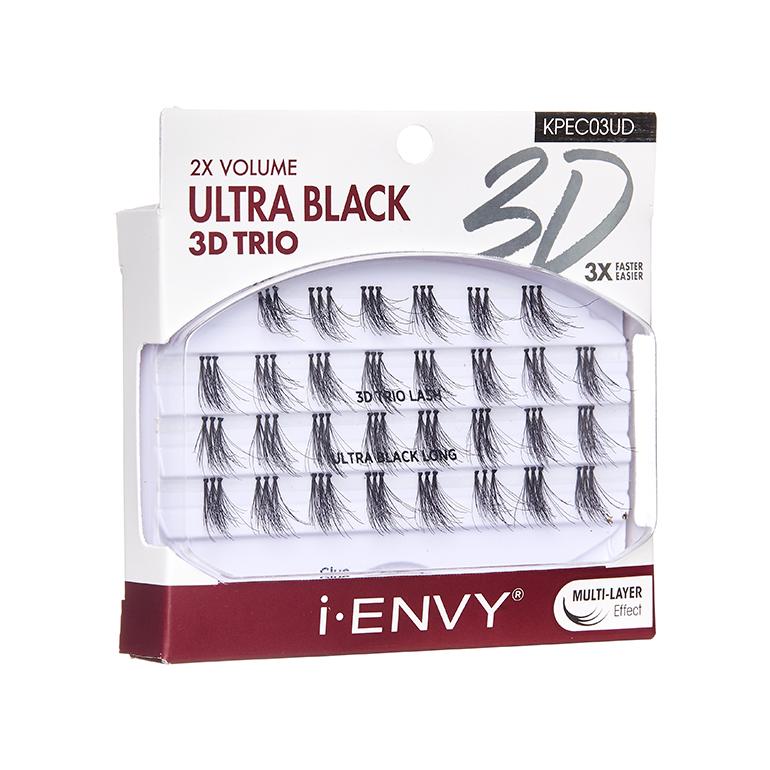 Kiss i-Envy Ultra Black 3D Trio Lash – Long