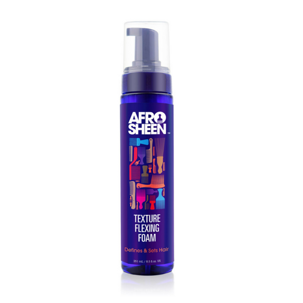 Afro Sheen Texture Flexing Foam 8.5 OZ | Black Hairspray