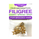 Magic Collection Filigree Hair Tube With STAR #FILICHA19 #ASST