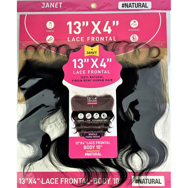 Janet Collection 100% Virgin Remy Human Hair 13" X 4" Lace Frontal Closure - Body