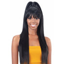 Model Model Synthetic Half-Up Lace Front Wig – Mae