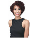 Bobbi Boss 100% Unprocessed Human Hair Bundle Lace Front Wig - MHLF545 Louise | Black Hairspray