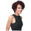Bobbi Boss 100% Unprocessed Human Hair Bundle Lace Front Wig - MHLF545 Louise | Black Hairspray